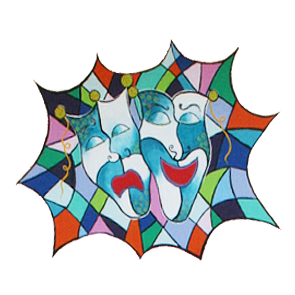 Cutouts for-website-comedy-and-tragedy-paint-laflamme-squashed